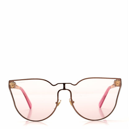 Versace Medusa Cat Eye JJ Sunglasses 2120 Pink Gold 2 of 7