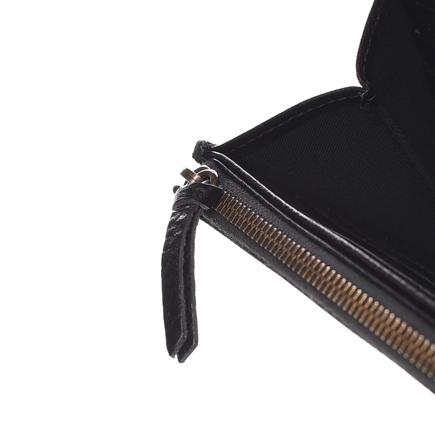 Balenciaga Agneau Classic Hardware Money Wallet Black 11 of 11