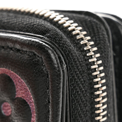Louis Vuitton Lambskin Embossed Monogram Lou Coussin Wallet Black 9 of 10