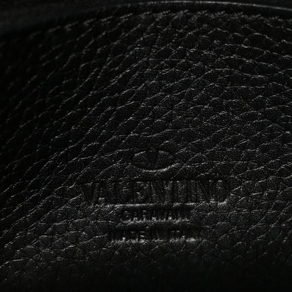 Valentino Garavani Pebbled Calfskin Medium Rockstud Flip Lock Crossbody Bag Black 6 of 9