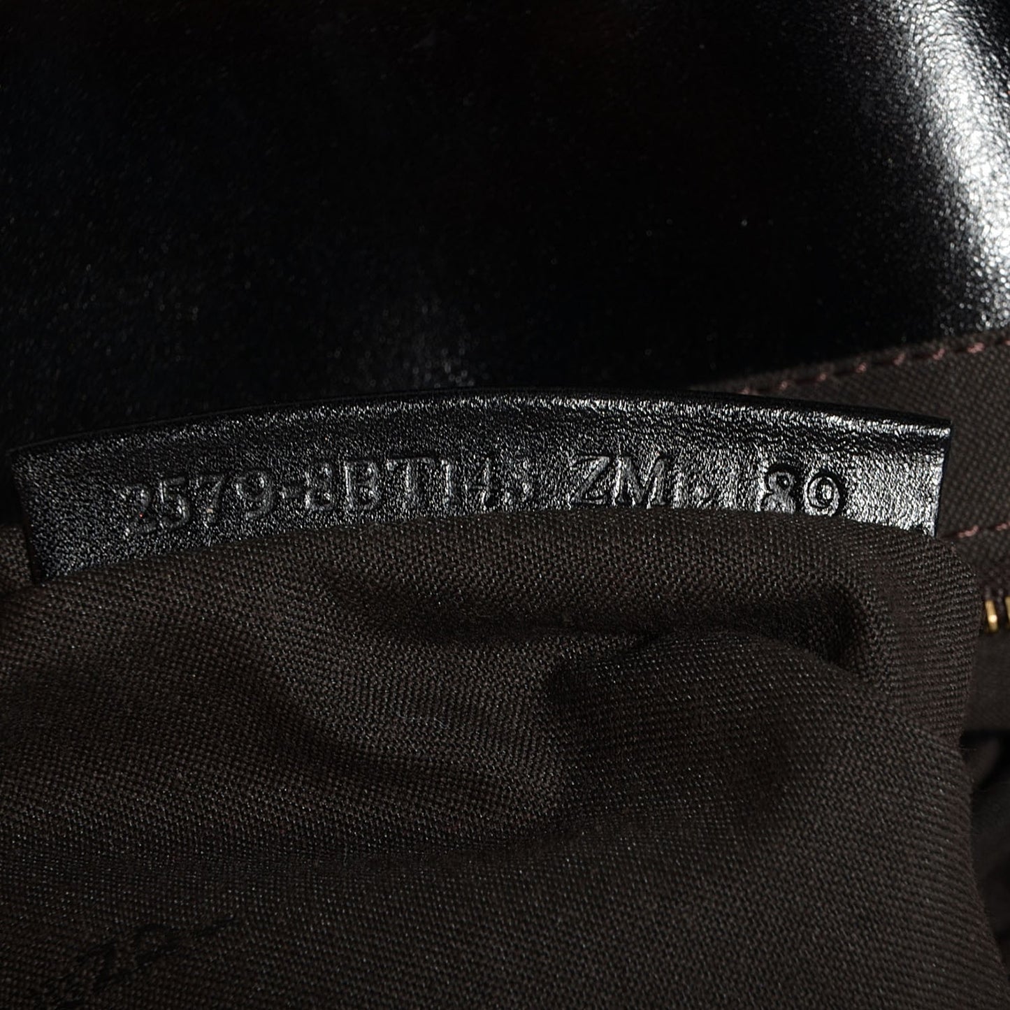 Vitello Acqua Maxi Baguette Shoulder Bag Black