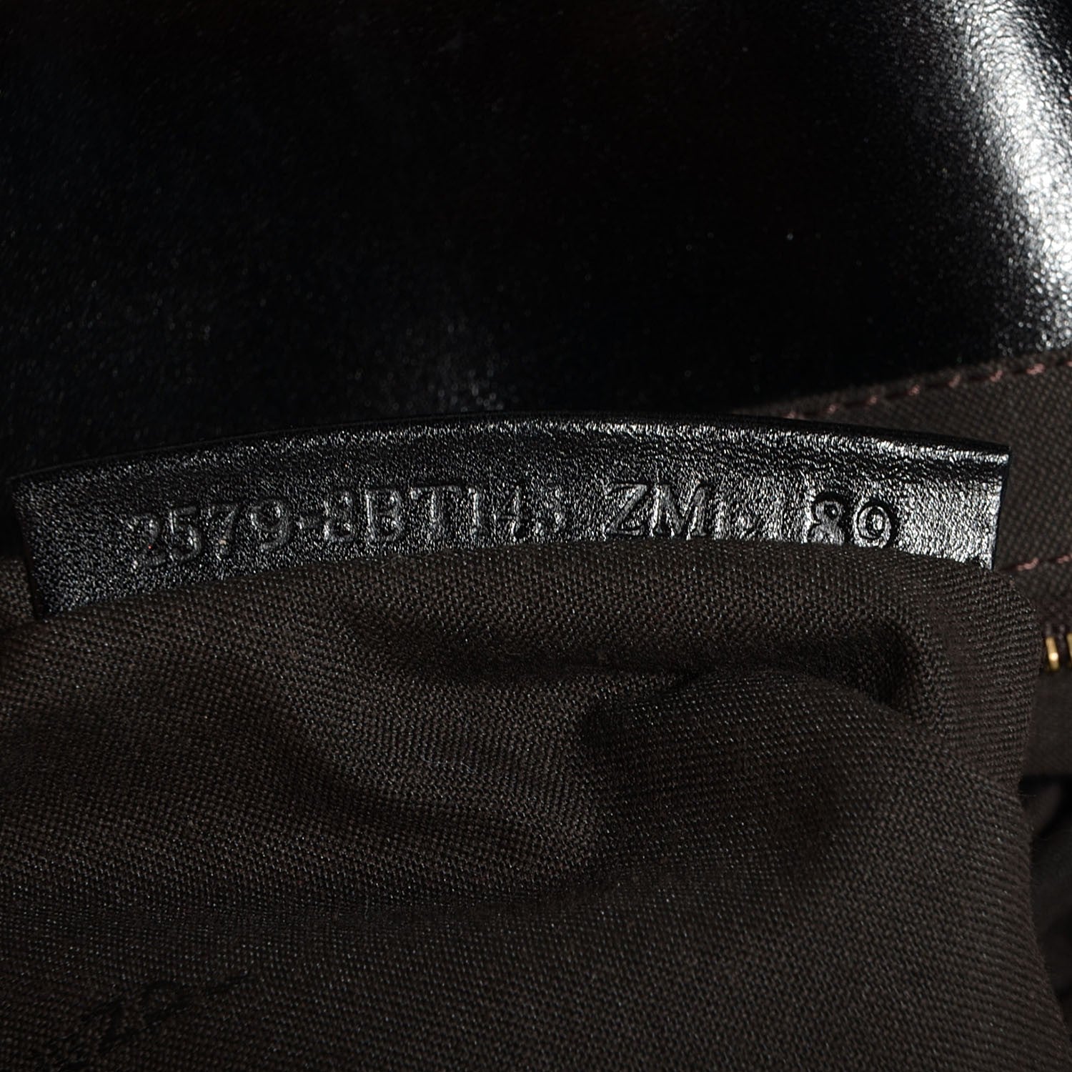 Fendi Vitello Acqua Maxi Baguette Shoulder Bag Black 10 of 10