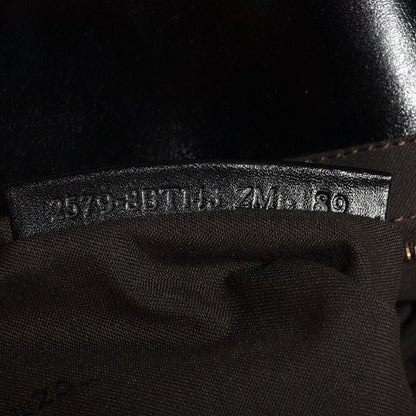 Fendi Vitello Acqua Maxi Baguette Shoulder Bag Black 10 of 10