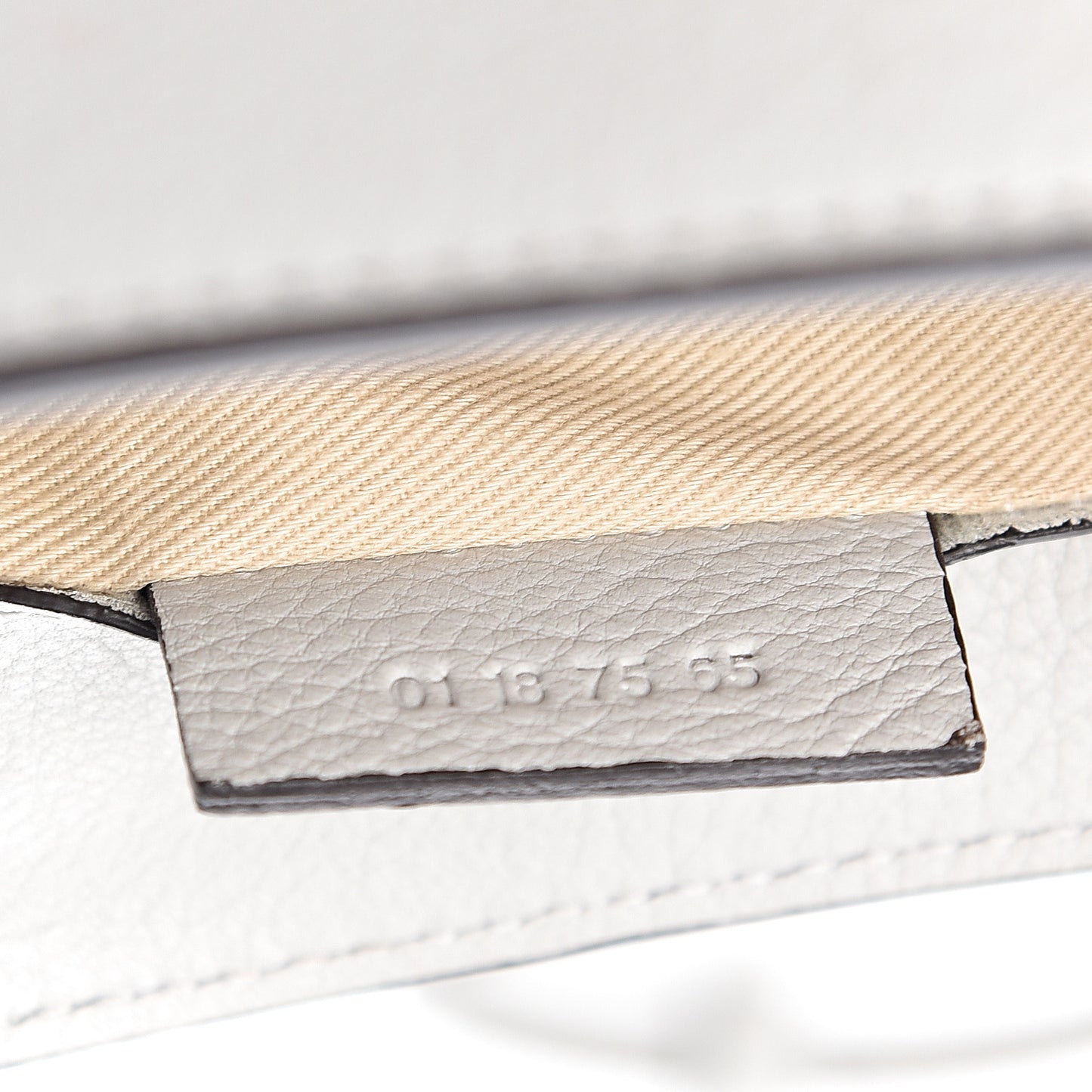 Suede Calfskin Mini Faye Backpack Airy Grey