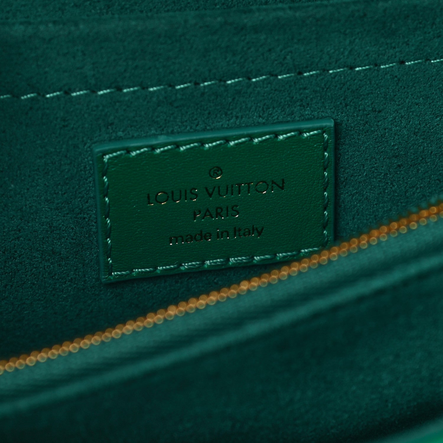 Louis Vuitton Calfskin New Wave Chain Bag MM NM Emerald 6 of 9