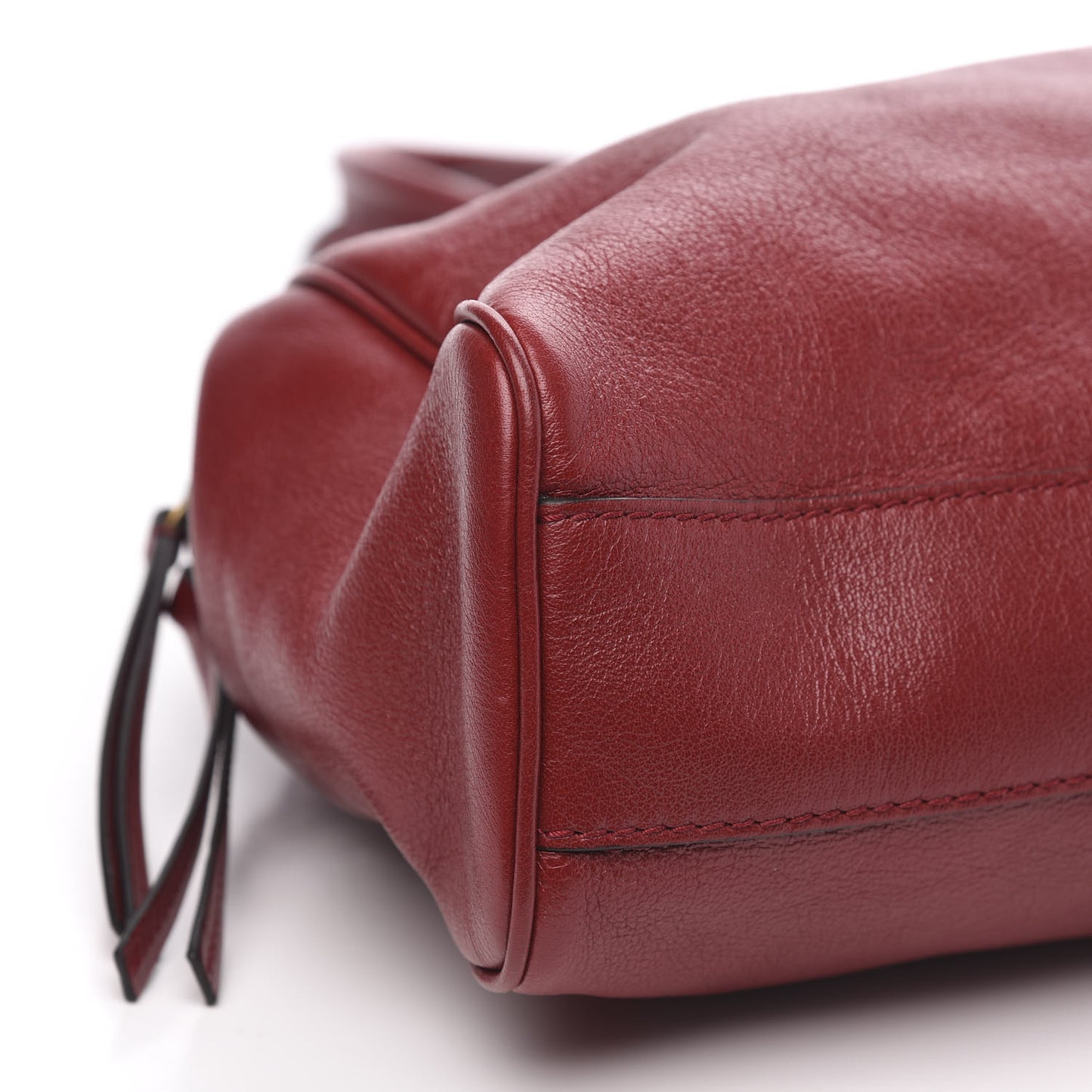 Calfskin Large Re(Belle) Top Handle Bag Red