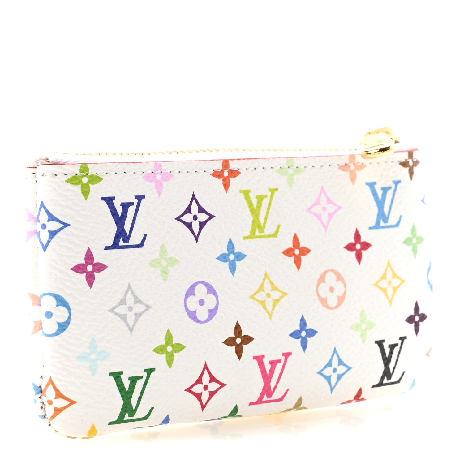 Louis Vuitton LV X TM Monogram Multicolor Key Pouch White 3 of 7
