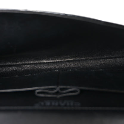 Chanel Patent Chocolate Bar Chain Clutch Black 5 of 10