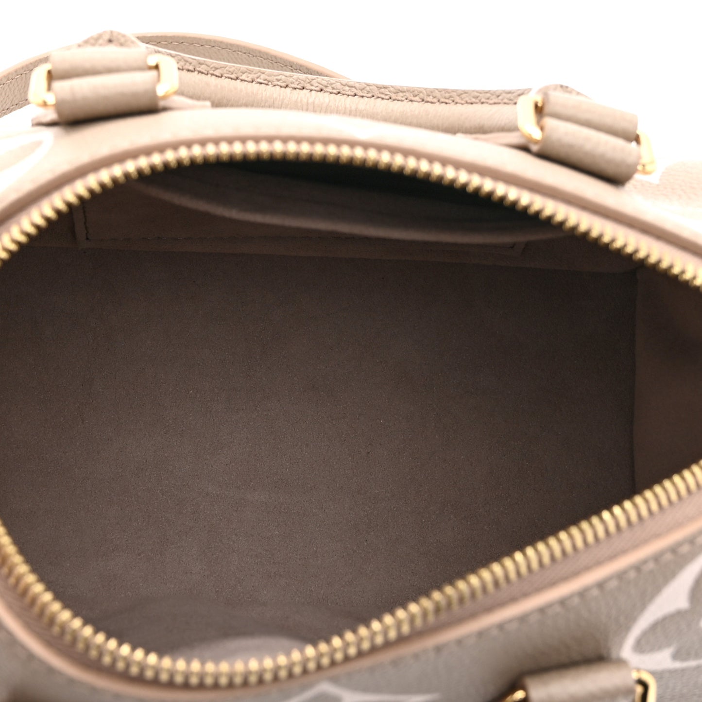 Empreinte Monogram Giant Speedy Bandouliere 20 Creme Beige
