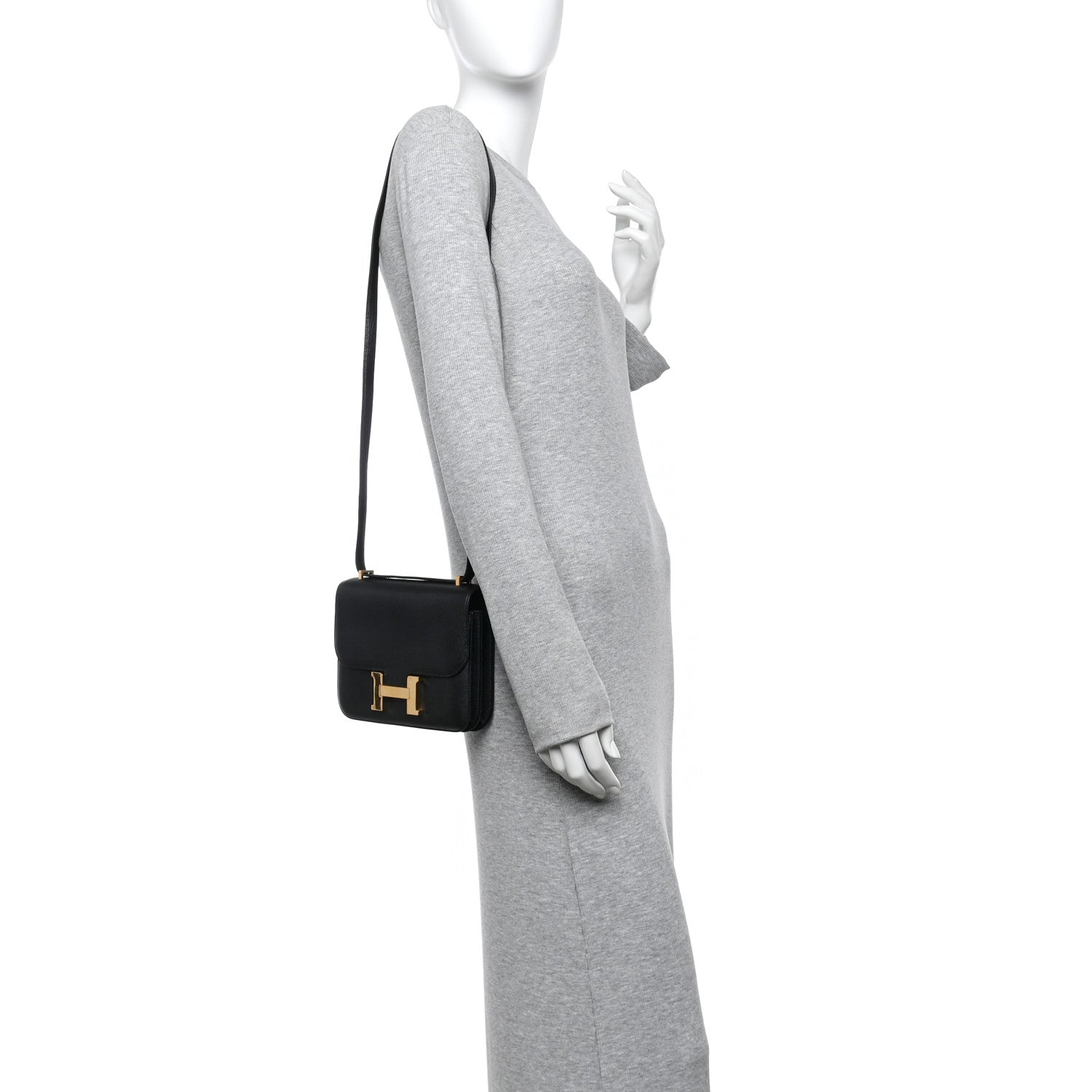 Hermes Chevre Chamkila Constance 18 Black 2 of 11