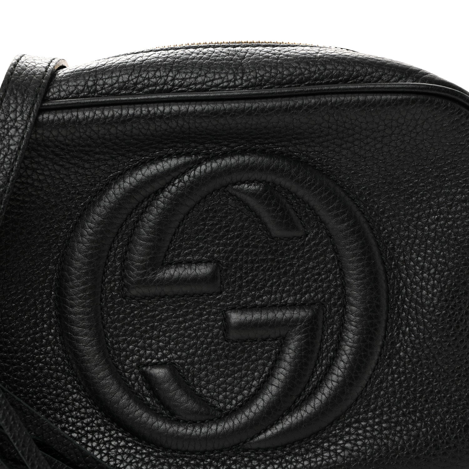 Gucci Pebbled Calfskin Small Soho Disco Bag Black 9 of 11