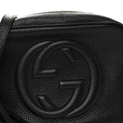 Gucci Pebbled Calfskin Small Soho Disco Bag Black 9 of 11
