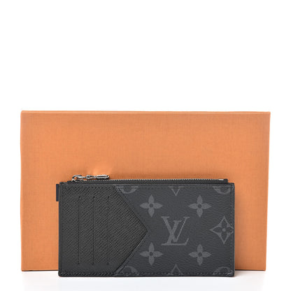 Louis Vuitton Monogram Eclipse Taiga Coin Card Holder 8 of 8