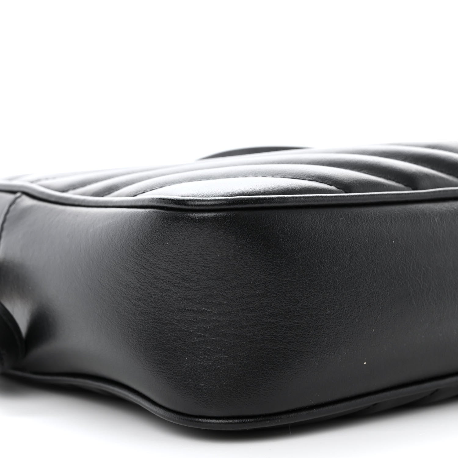 Saint Laurent Calfskin Matelasse Monogram Lou Camera Bag Black 9 of 11