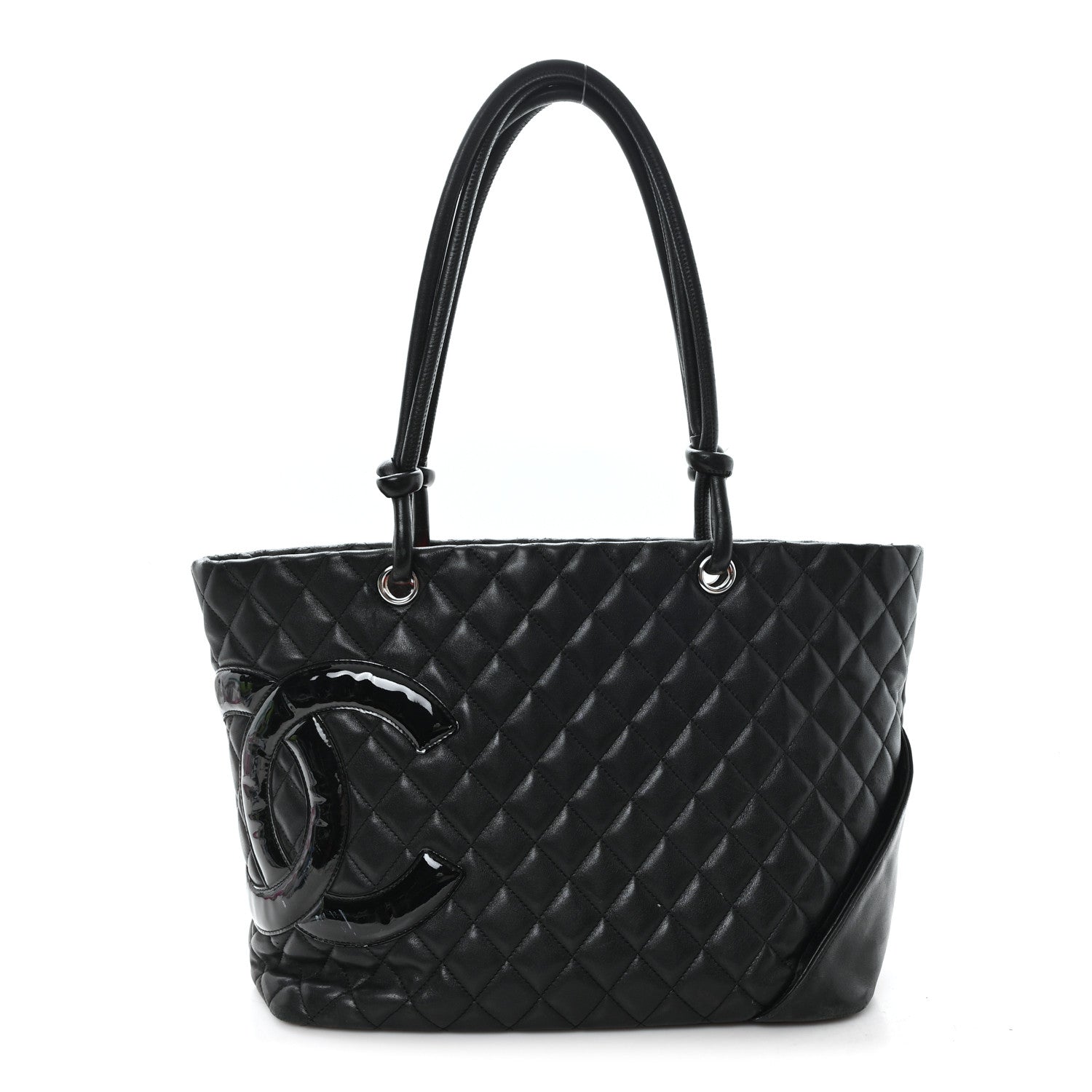 Chanel Calfskin Quilted Large Cambon Tote Black 1 of 12