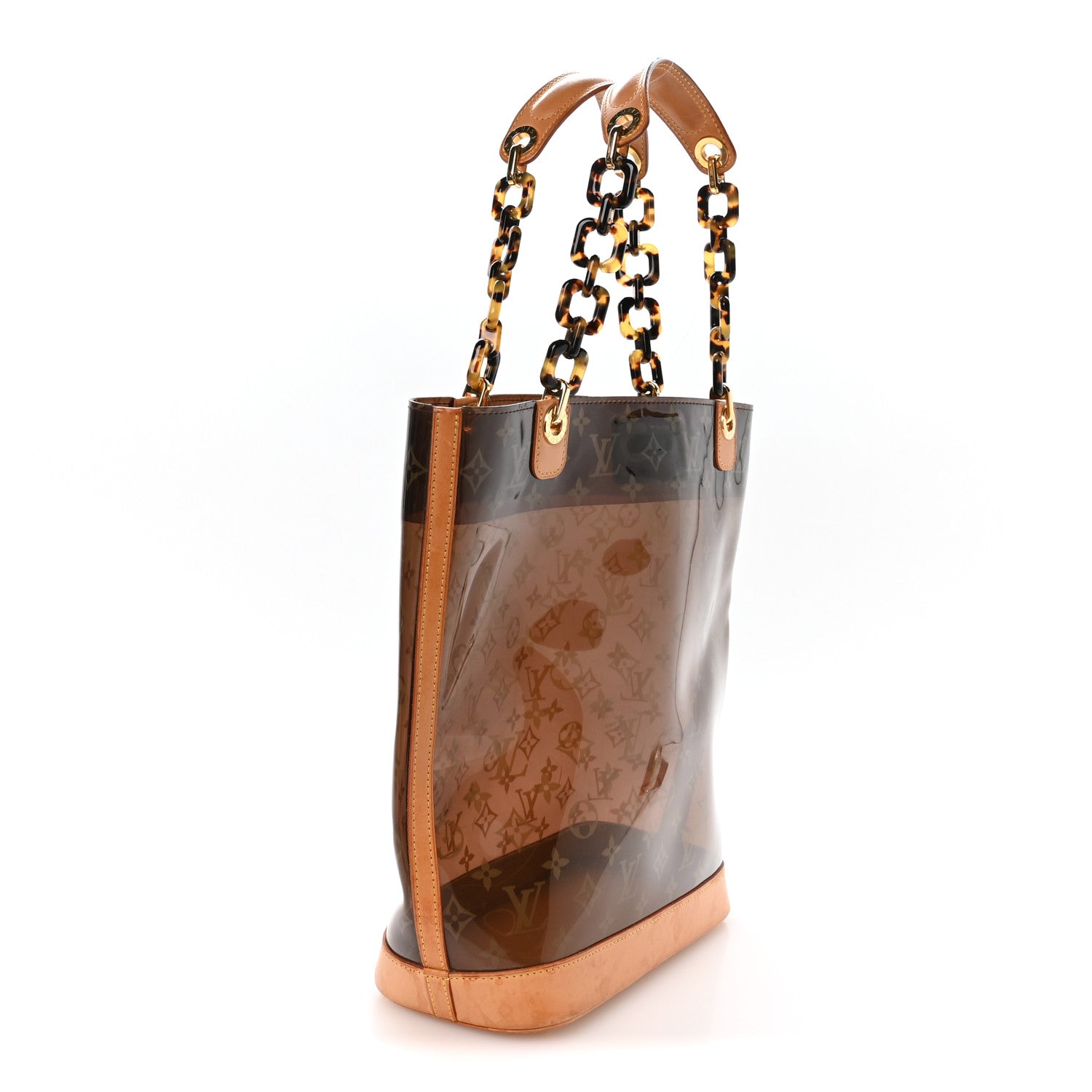 Louis Vuitton Vinyl Cabas Sac Ambre MM 4 of 11