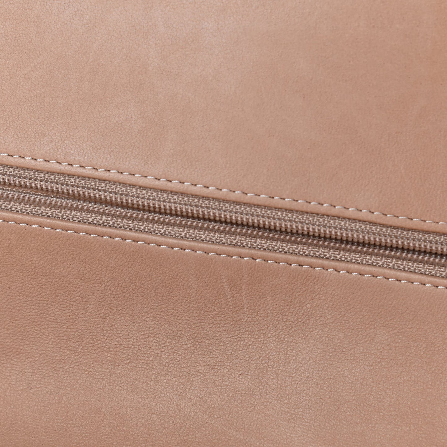 Lambskin Quilted Medium Double Flap Beige