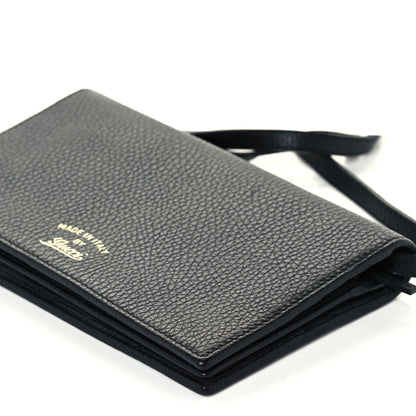 Gucci Dollar Calfskin Mini Swing Wallet Bag Black 9 of 11