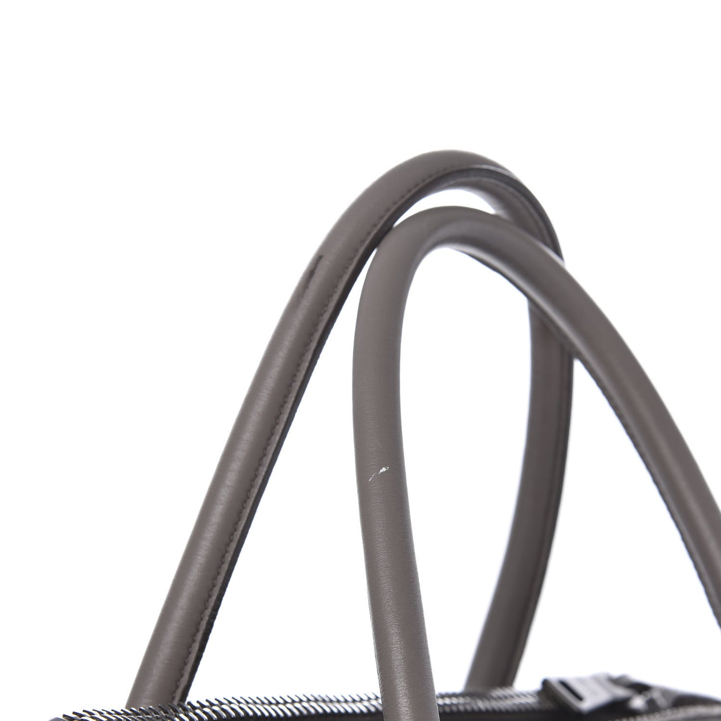 Calfskin Studded Shopping Tote Marmo