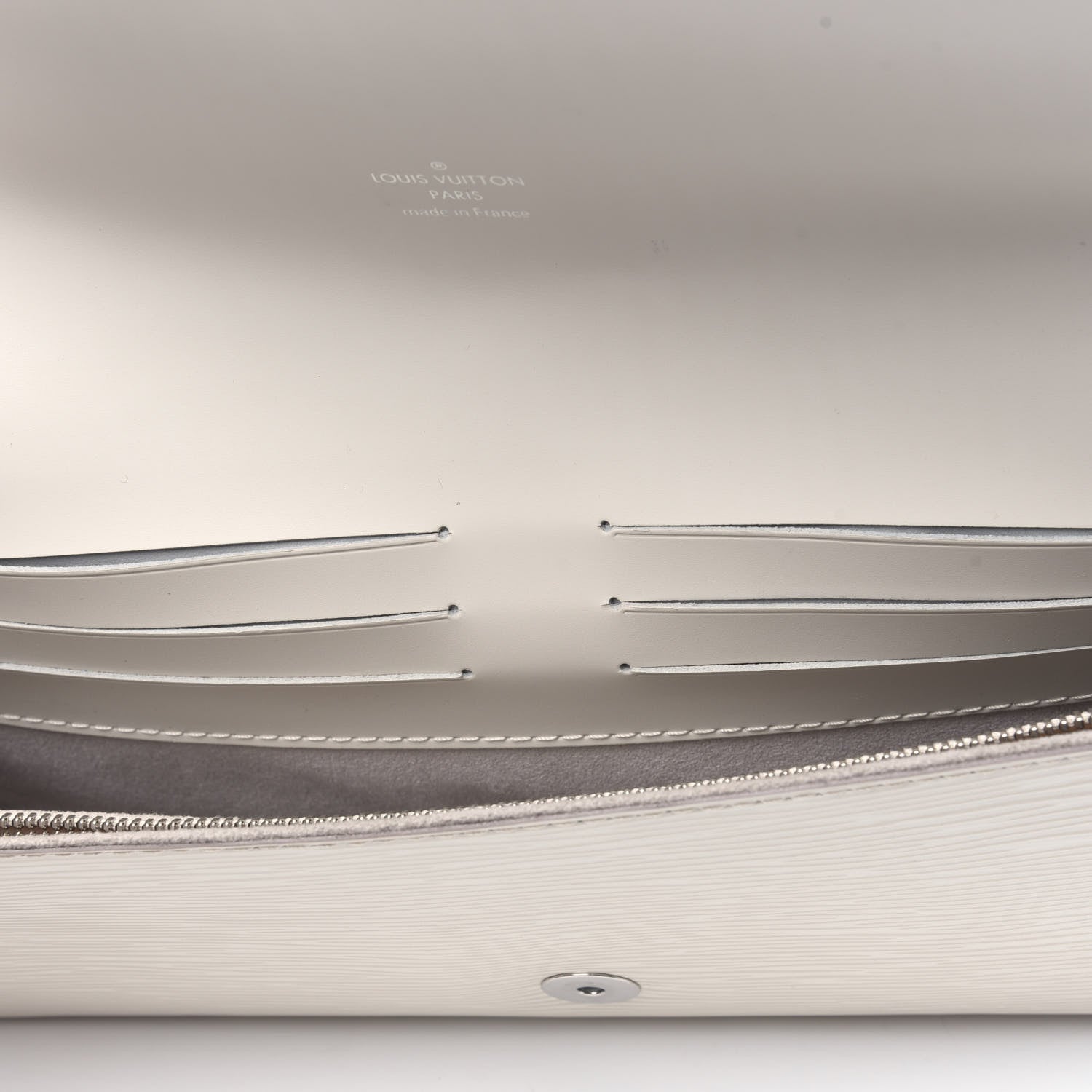Louis Vuitton Epi Sevigne Clutch Ivory 7 of 15