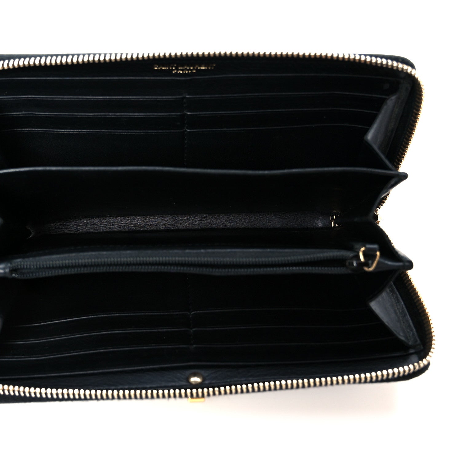 Saint Laurent Calfskin Classic Y Ligne Zip Around Wallet Black 9 of 16