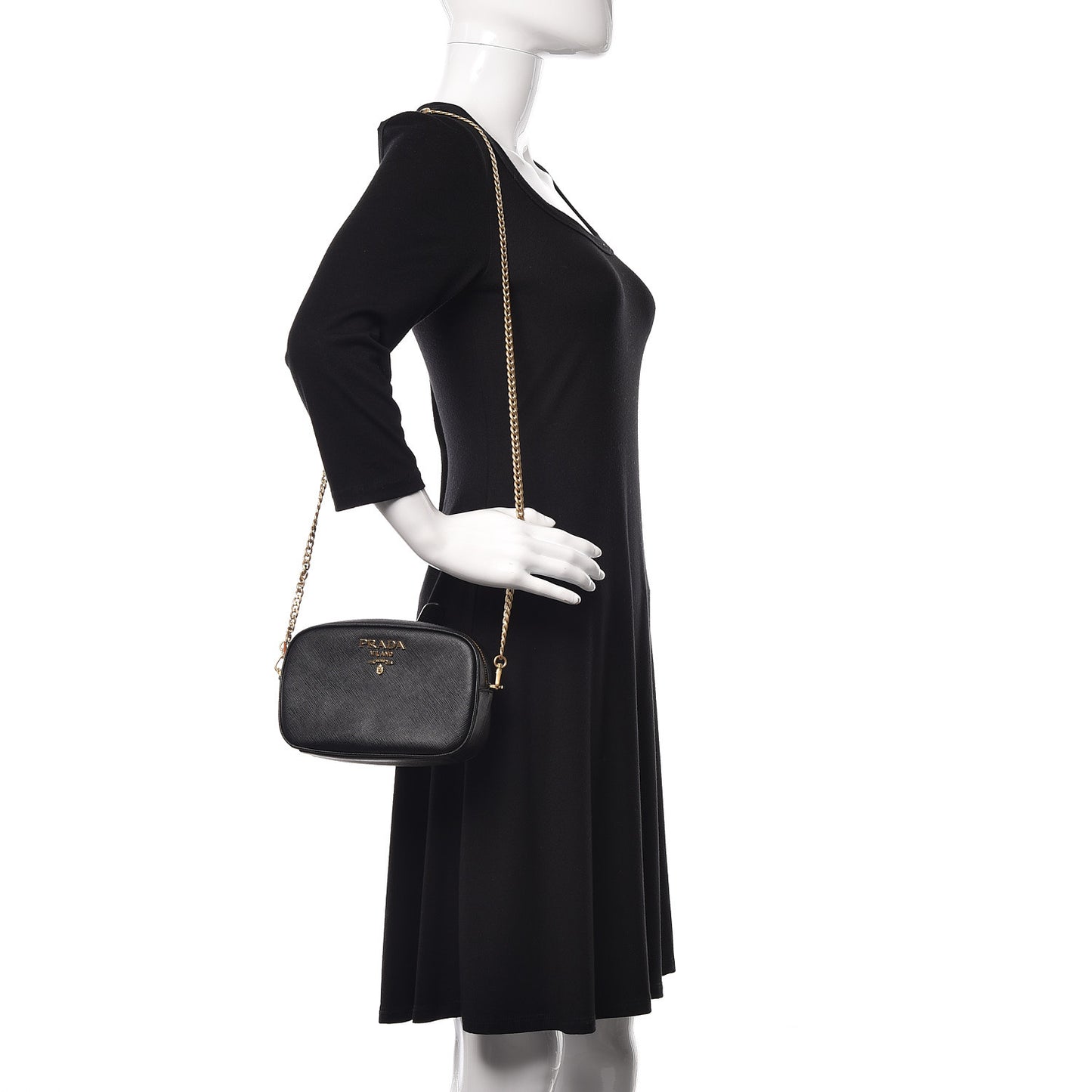 Saffiano Belt Bag Black