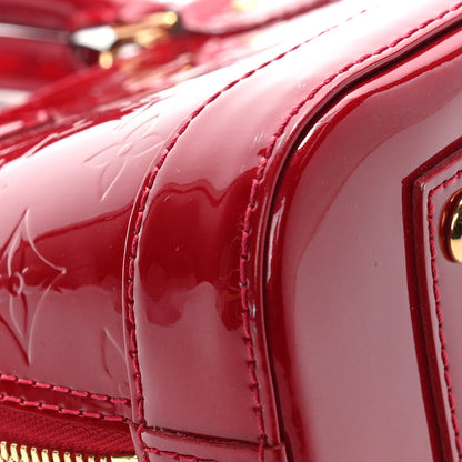 Louis Vuitton Vernis Alma BB Cherry 9 of 10