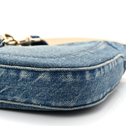Gucci Denim Small Jackie Shoulder Bag Blue Denim 10 of 10