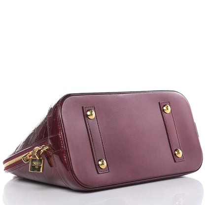 Louis Vuitton Vernis Alma PM Rouge Fauviste 4 of 11
