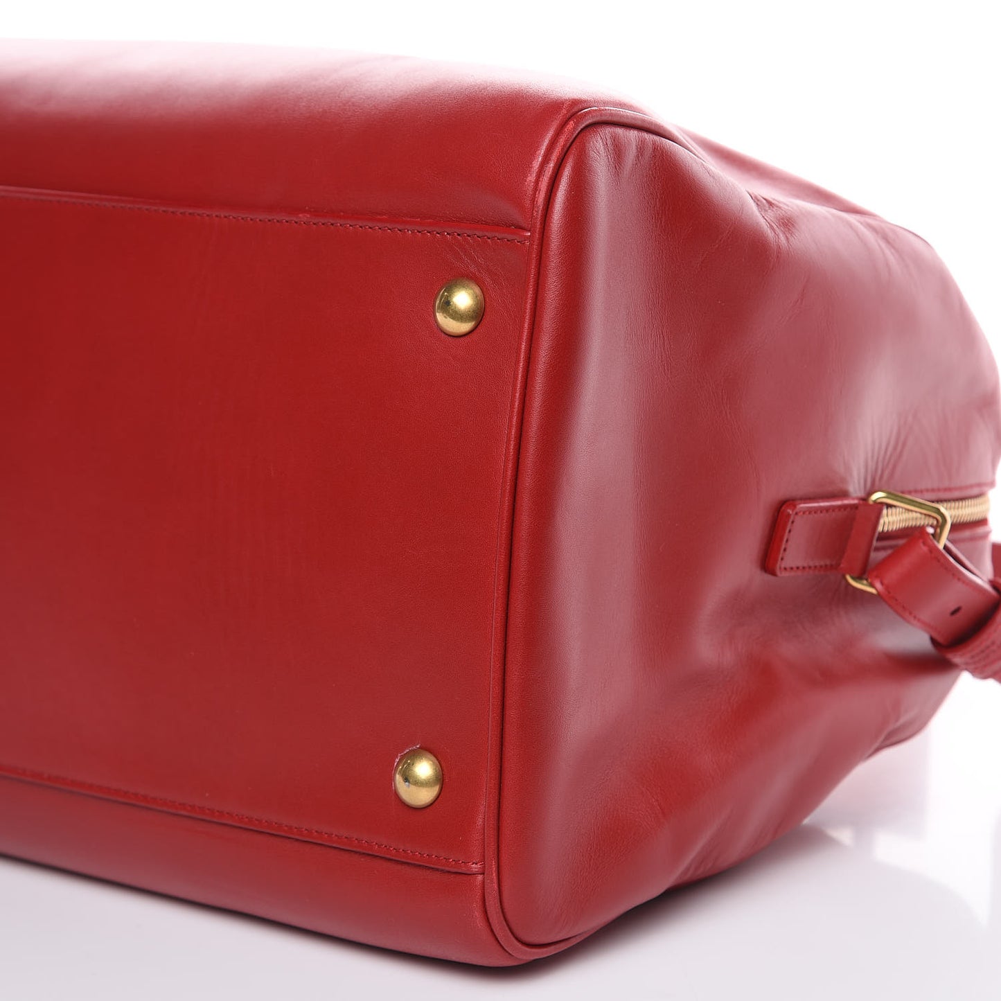 Calfskin Classic Duffle 12 Red