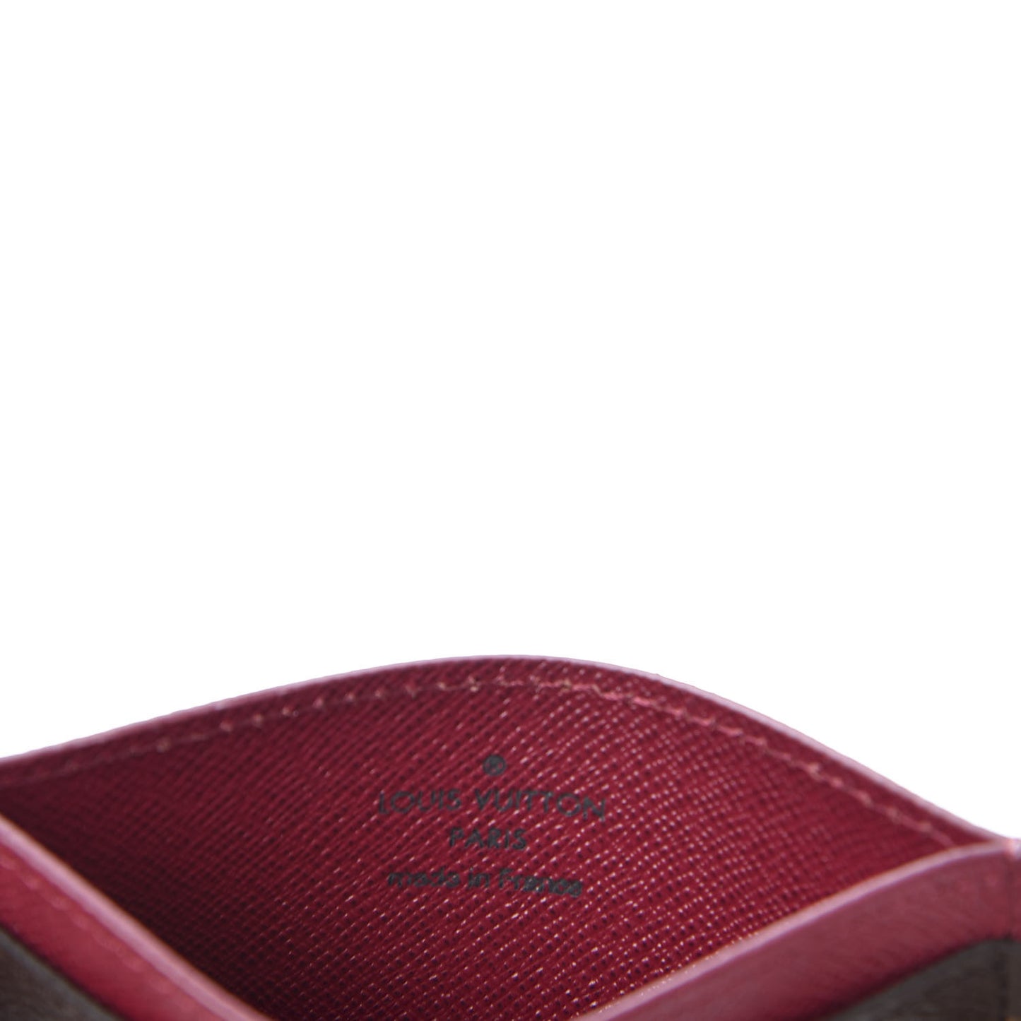 Monogram Card Holder Fuchsia