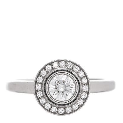 Cartier Platinum Diamond .33ct D'Amour Solitaire Engagement Ring 49 4.75 1 of 8
