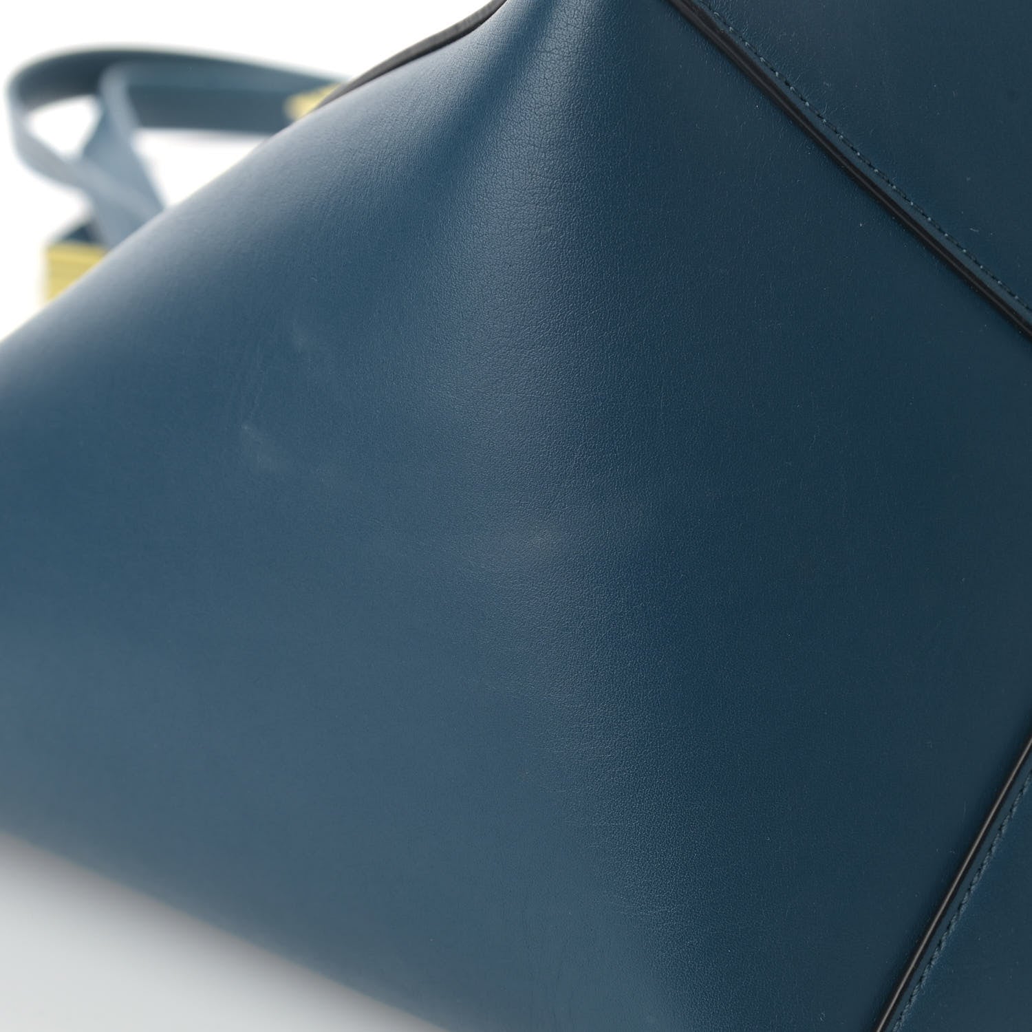 Celine Smooth Calfskin Small Tassel Cabas Phantom Deep Blue 15 of 15