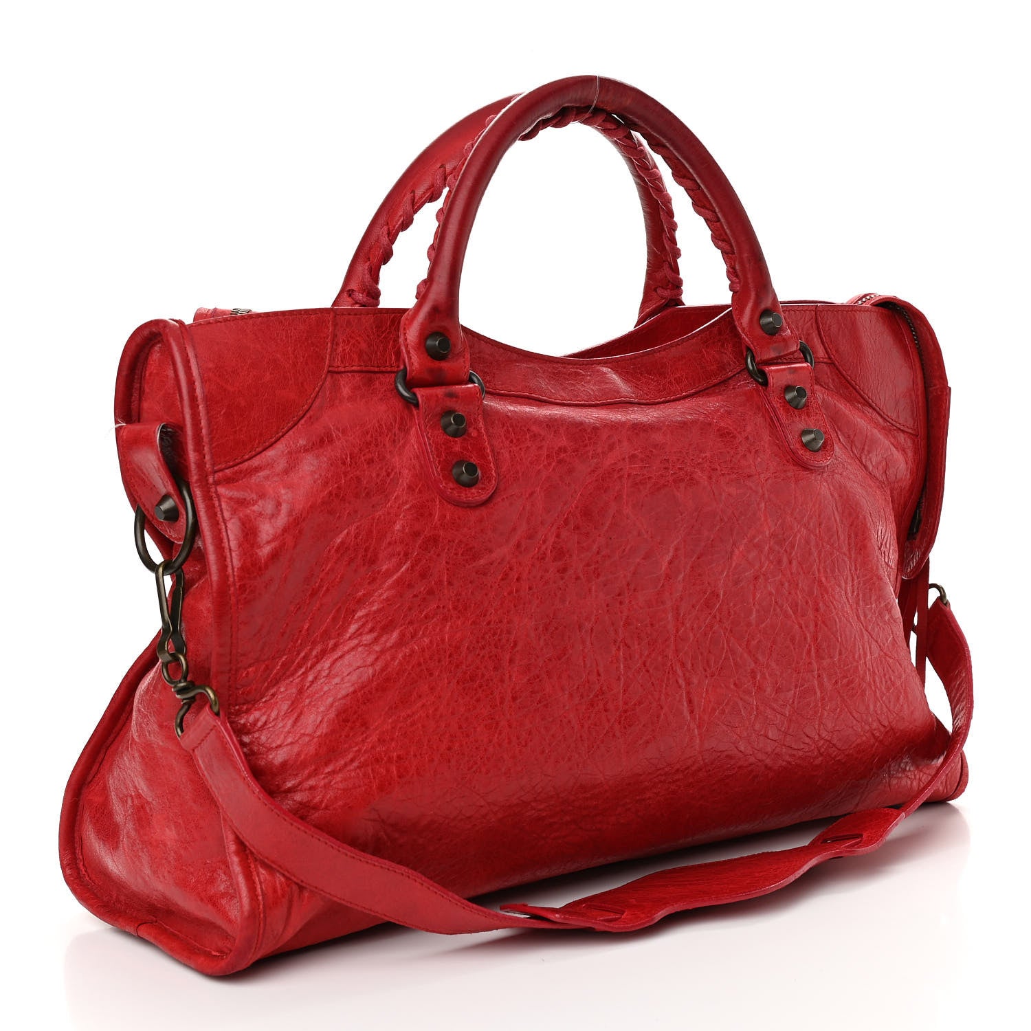 Balenciaga Agneau Classic Hardware City Rouge Coquelicot 2 of 12