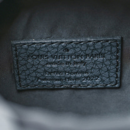 Louis Vuitton Taurillon Monogram Chalk Pouch Granite Gray 6 of 9
