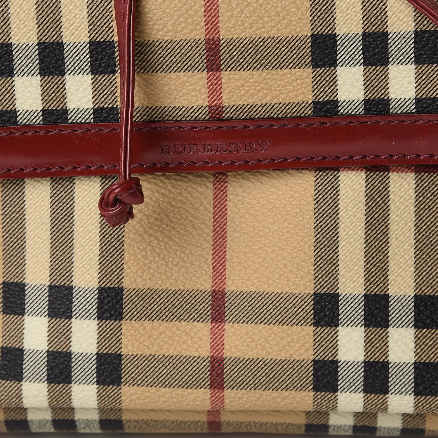 Burberry Haymarket Check Backpack 8 of 10