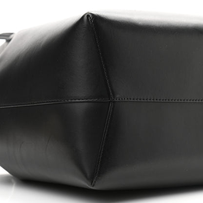 Mansur Gavriel Vegetable Tanned Calfskin Bucket Bag Black Royal 9 of 12