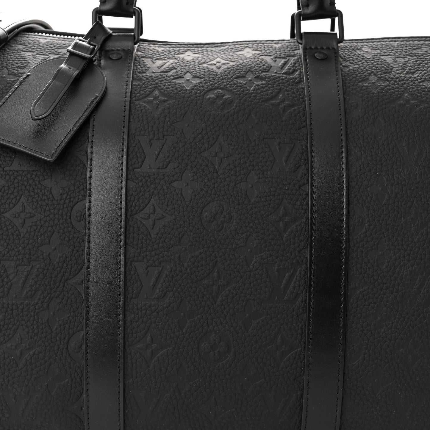 Taurillon Monogram Keepall Bandouliere 50 Black