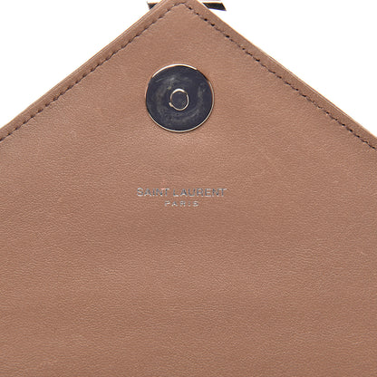 Saint Laurent Sheepskin Matelasse Chevron Monogram Medium College Bag Fard 6 of 12