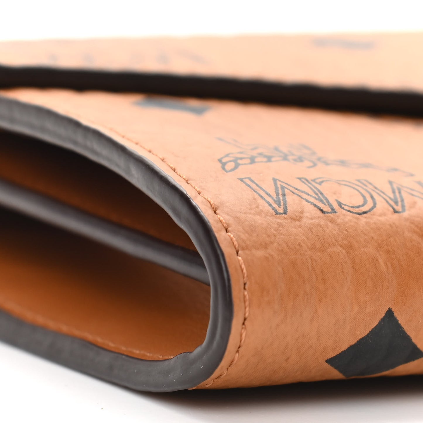 Visetos Large Patricia Wallet On Chain Cognac