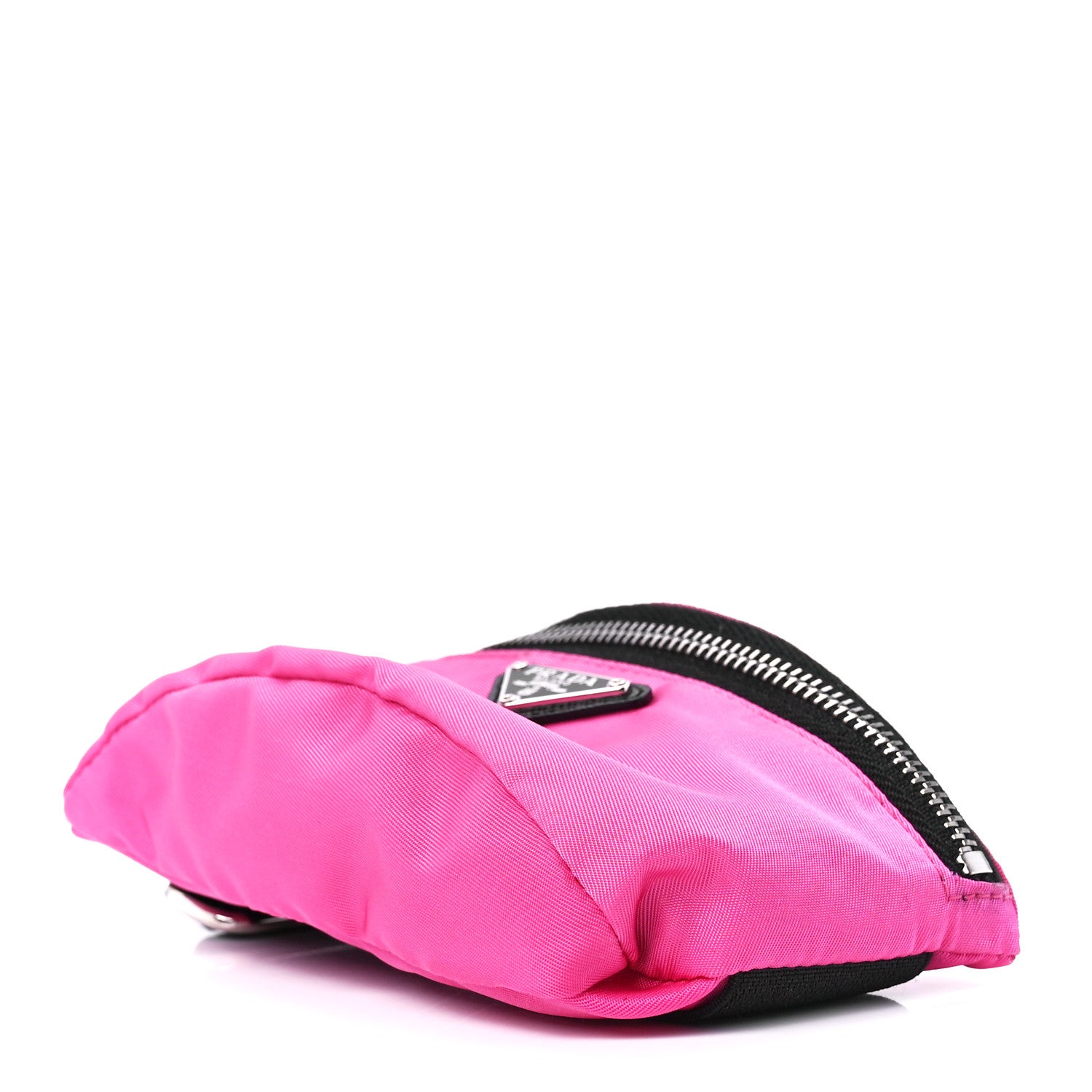 Prada Tessuto Nylon Wrist Pouch Fuxia 8 of 11