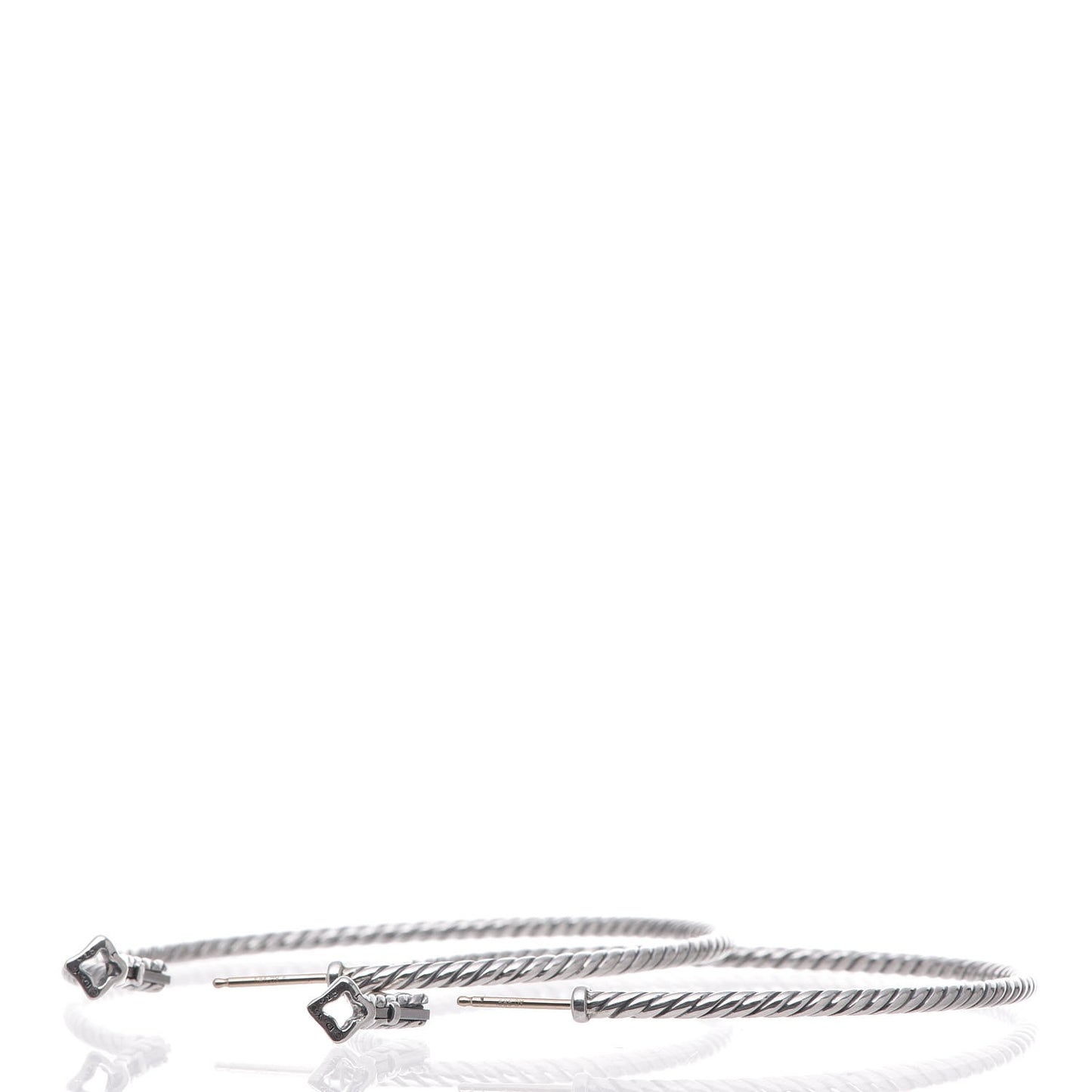 Sterling Silver Cable Classics Extra Large Hoop Earrings