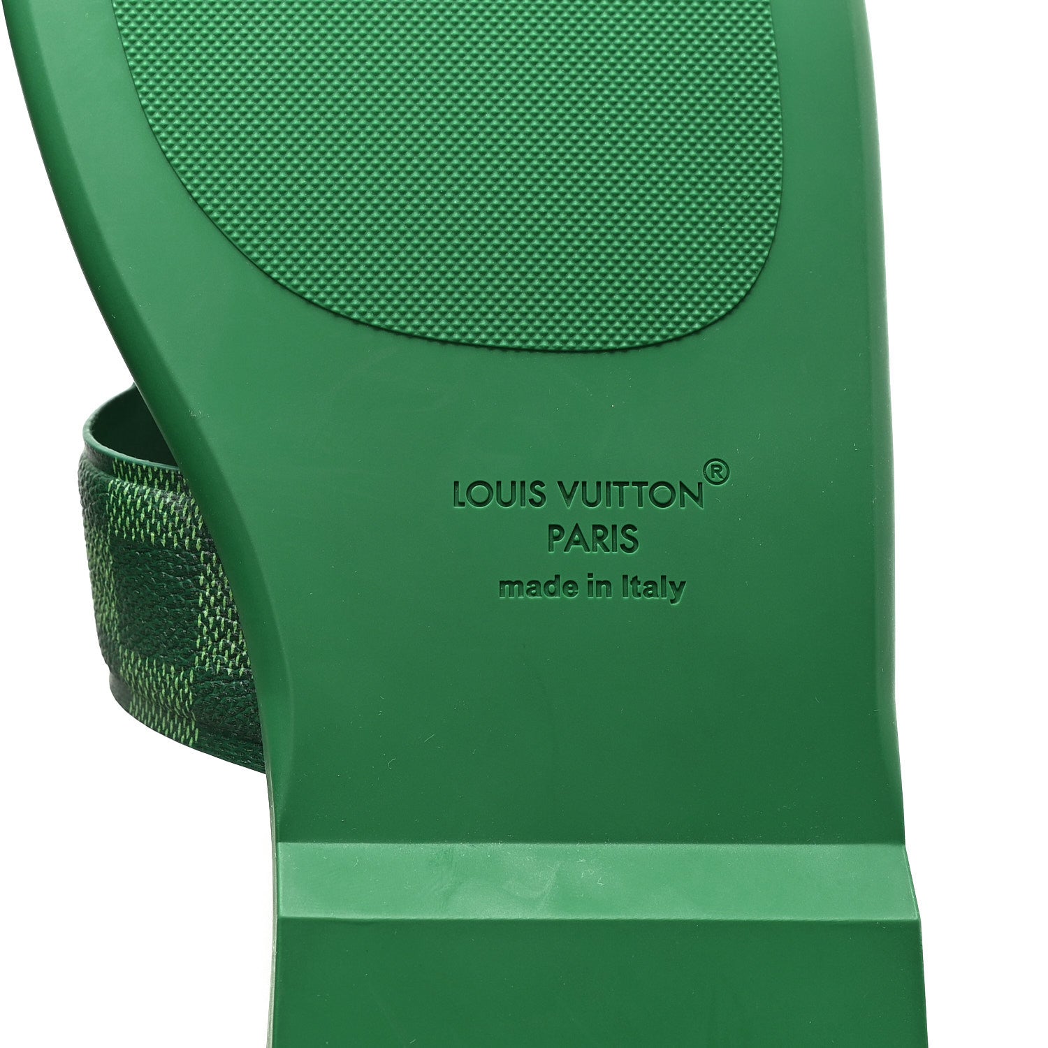 Louis Vuitton Damier Calfskin Mens LV Oasis Mules 12 Green 7 of 10
