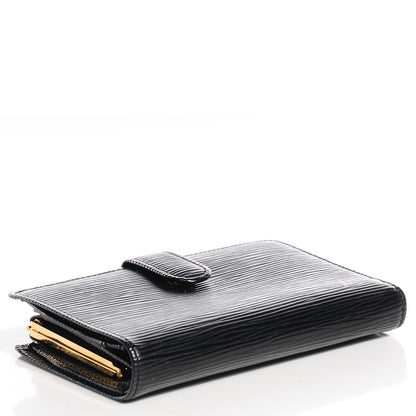 Louis Vuitton Epi French Purse Wallet Black 4 of 7