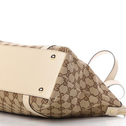 Gucci Monogram Medium Abbey Tote Off White 7 of 10