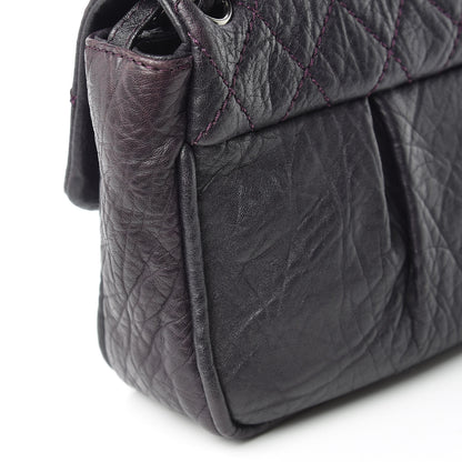 Chanel Distressed Lambskin Lady Braid Flap Dark Purple 15 of 15