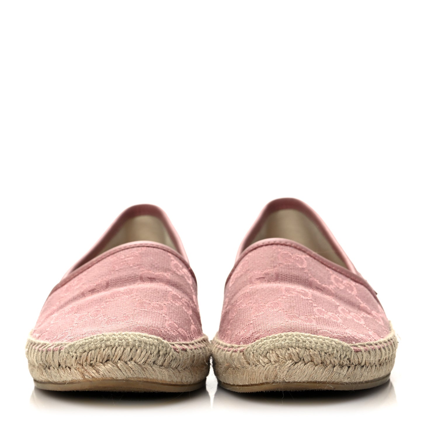 Monogram Espadrilles 36.5 Soft Pink