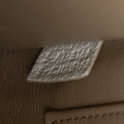 Celine Drummed Calfskin Nano Luggage White 8 of 9