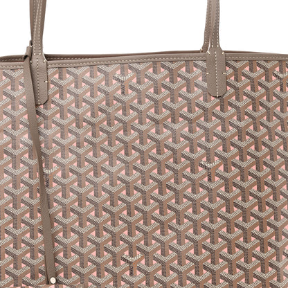 Goyard Goyardine Saint Louis Claire Voie GM Grege Powder Pink 9 of 11