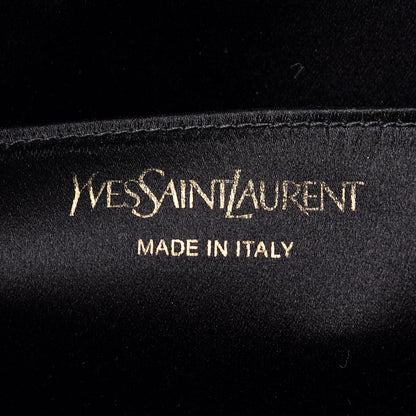 Saint Laurent Calfskin Monogram Large Belle De Jour Clutch Black 8 of 9
